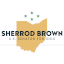 Logo of Senator Sherrod Brown of Ohio, featuring his name over a silhouette of the state